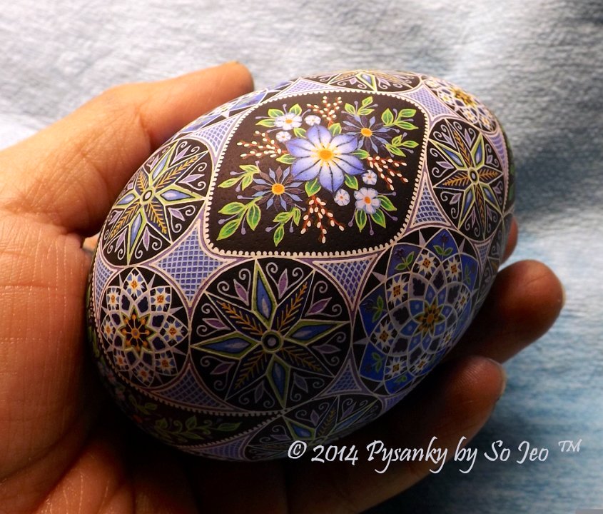 WIP Ukrainian Easter Egg Batik Art Pysanky By So Jeo